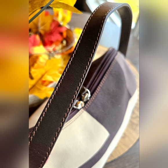 Bally Rare Canvas Abstract B-Logo Small Shoulder Handbag - Picture 9 of 15